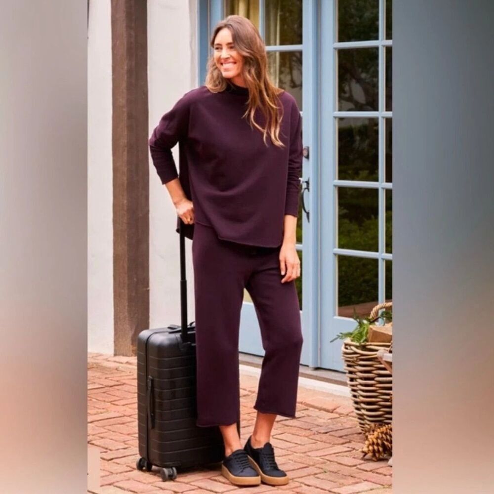 Frank & Eileen CATHERINE Favorite Sweatpant in Burgundy Maroon size Medium